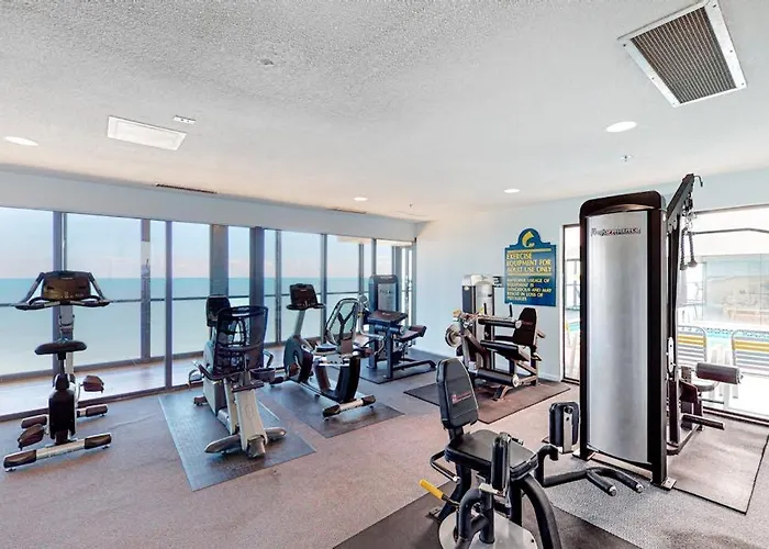 Elegant Beachfront With Balcony Washer & Dryer Ac Pools Sauna & Gym Hébergement de vacances Ocean City