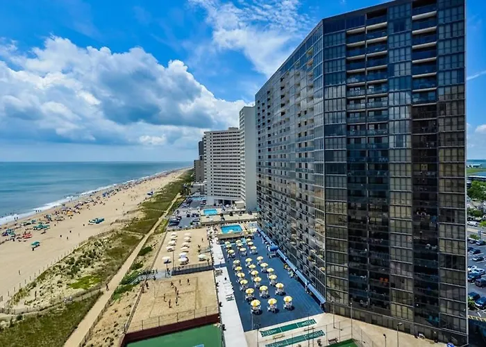 Elegant Beachfront With Balcony Washer & Dryer Ac Pools Sauna & Gym Holiday home Ocean City